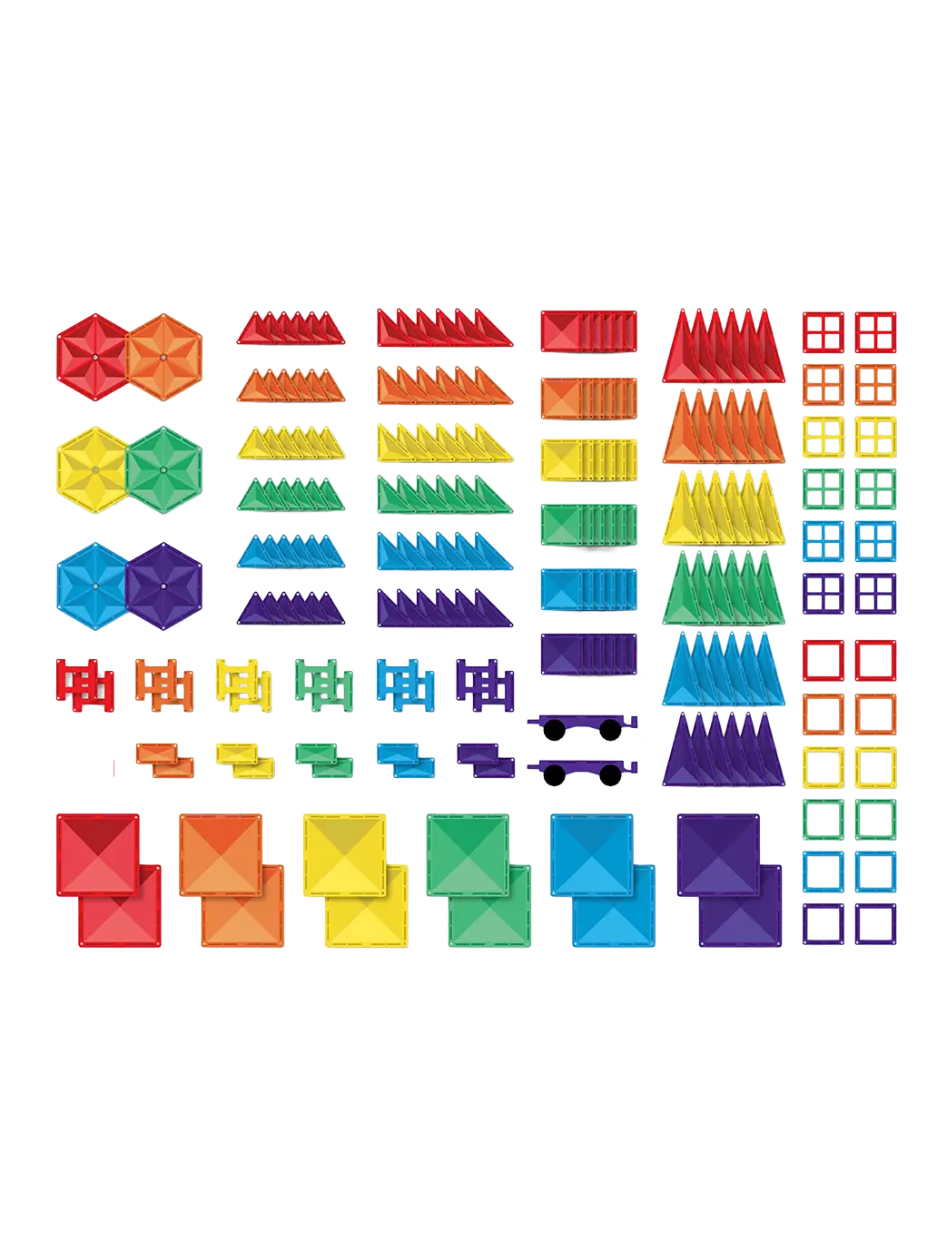 Klocki magnetyczne Rainbow Mega Pack Connetix BÉBÉ Concept