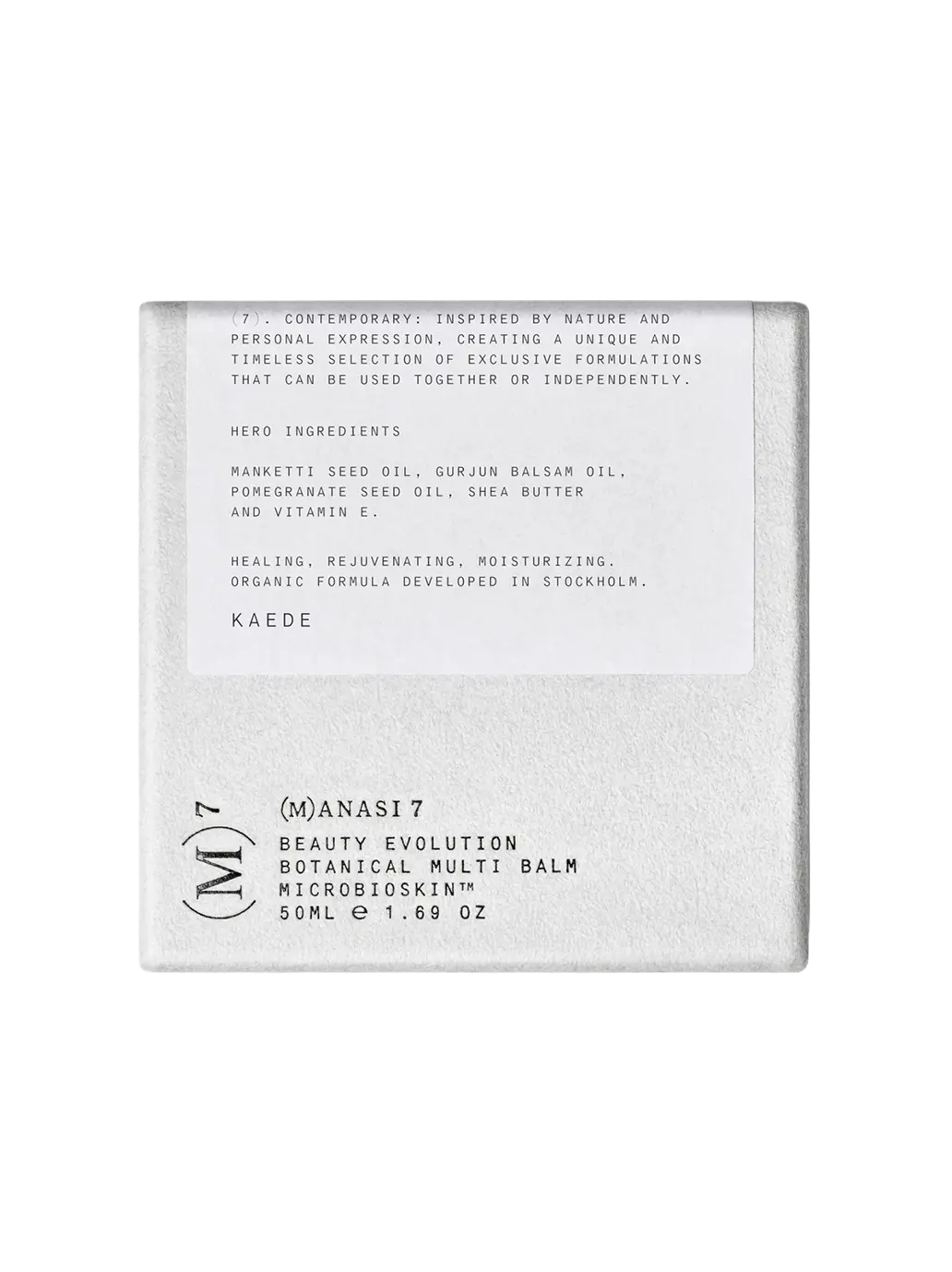 Microbioskin™ Botanical Multi Balm Kaede Manasi 7 BEBE Concept