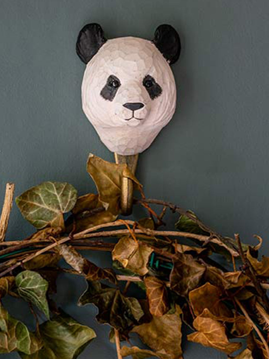 Drewniany haczyk Panda Wildlife Garden BÉBÉ Concept