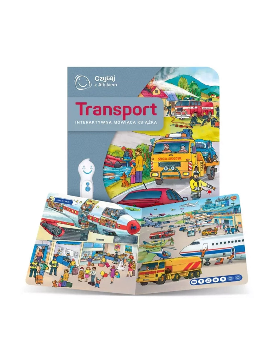 Transport. Książka interaktywna Albi BÉBÉ Concept