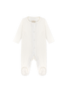 piżamka z prążkowanej bawełny