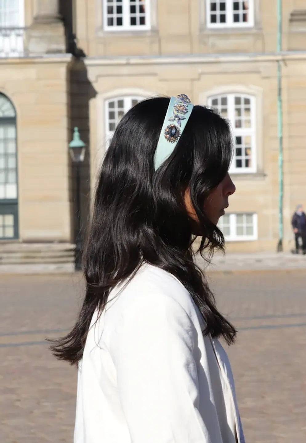 Ozdobna opaska do włosów z kryształami Caren Headband Pico BEBE Concept