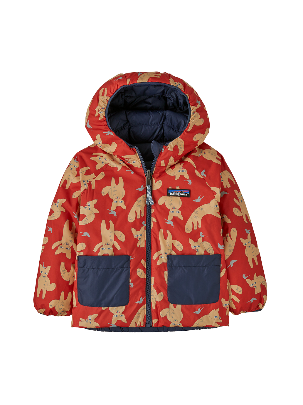 Dwustronna kurtka puchowa Baby Reversible Down Hoody Patagonia BÉBÉ Concept