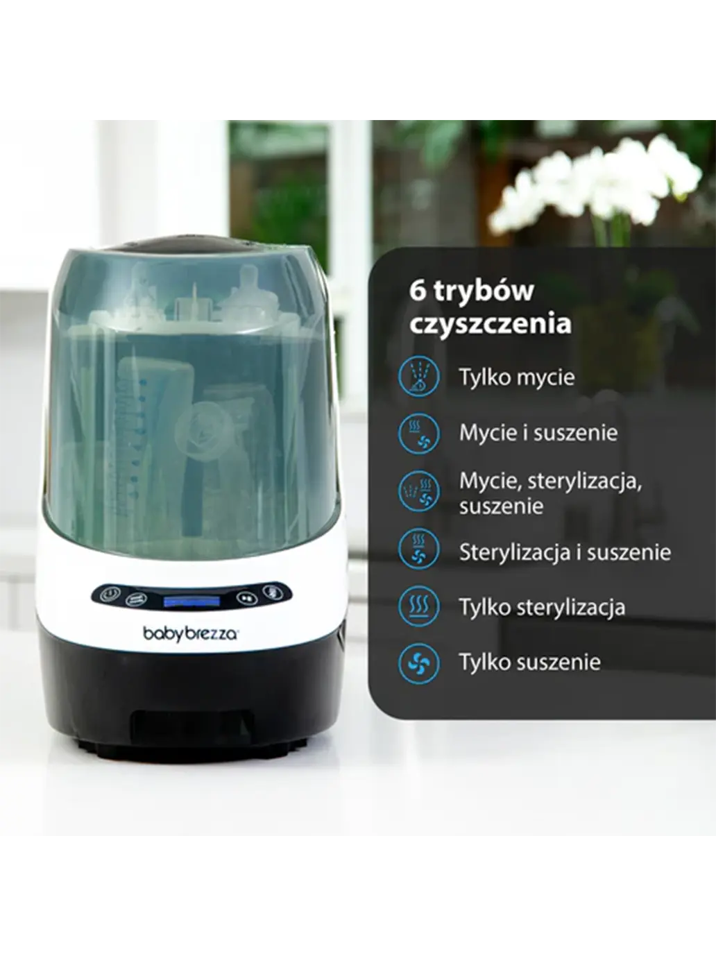 Urządzenie do mycia i sterylizacji Baby Brezza Bottle Washer Pro Baby Brezza BÉBÉ Concept