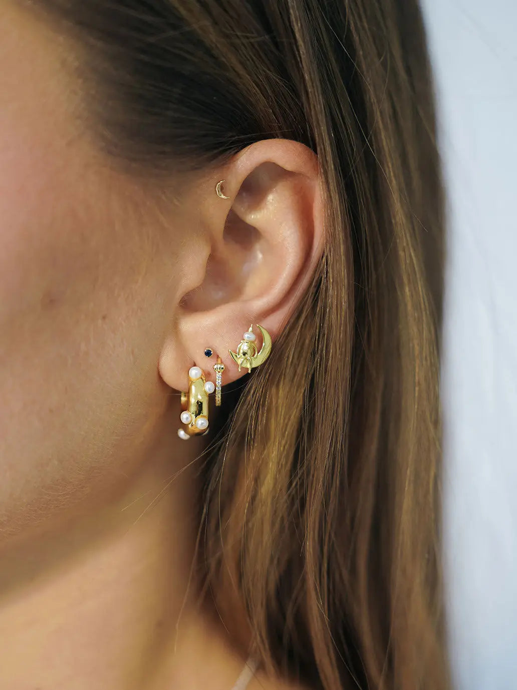 Kolczyki Small Ovation Hoop Earrings Anna + Nina BEBE Concept