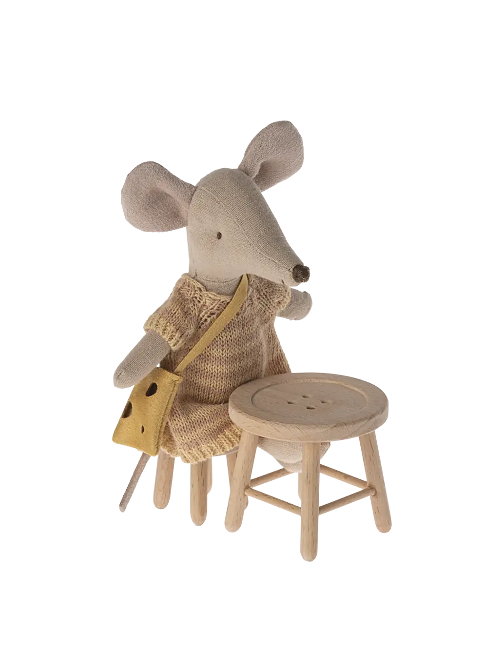 Miniaturowy stolik z taboretem Maileg BEBE Concept