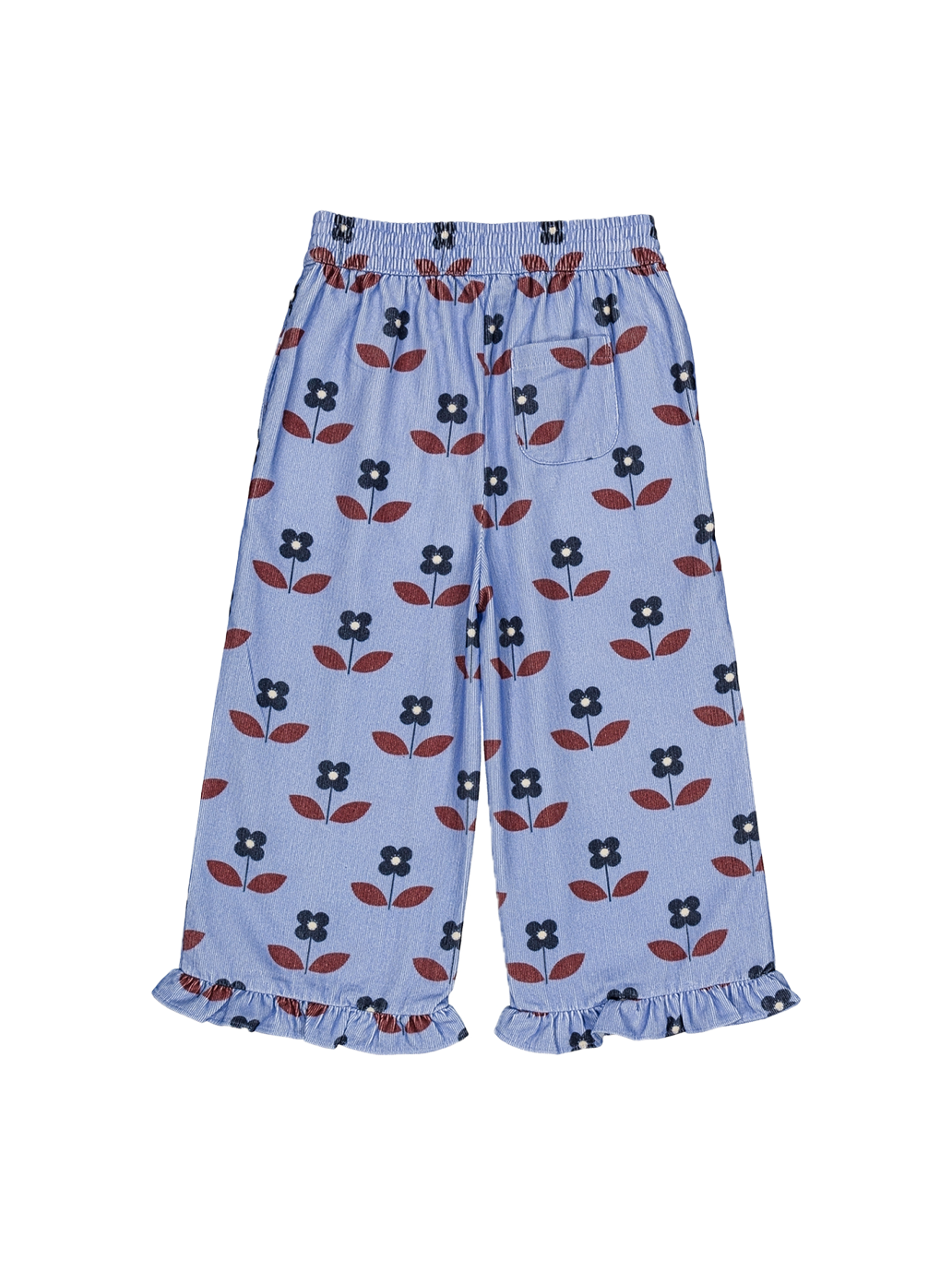 Spodnie Malika pants Flora blue Hello Simone BÉBÉ Concept