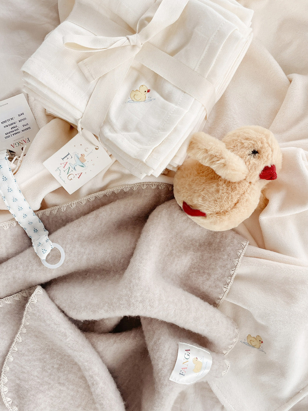 Wełniany kocyk niemowlęcy Fanga Erba Konges Slojd BÉBÉ Concept