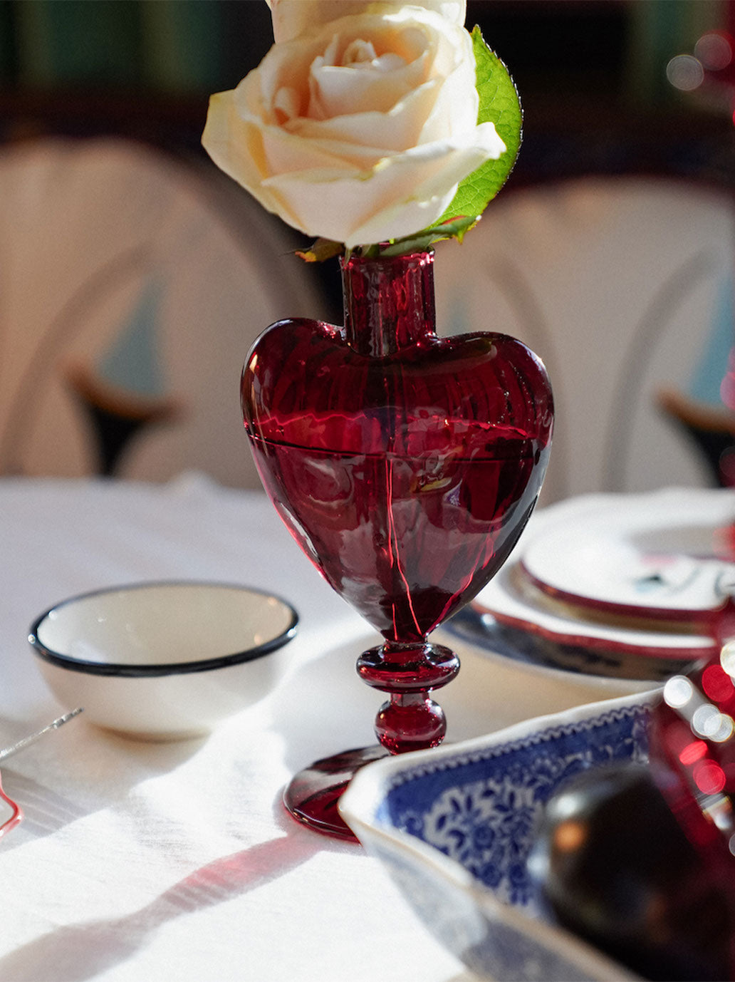 Świecznik Maroon Parfum Anna + Nina BÉBÉ Concept