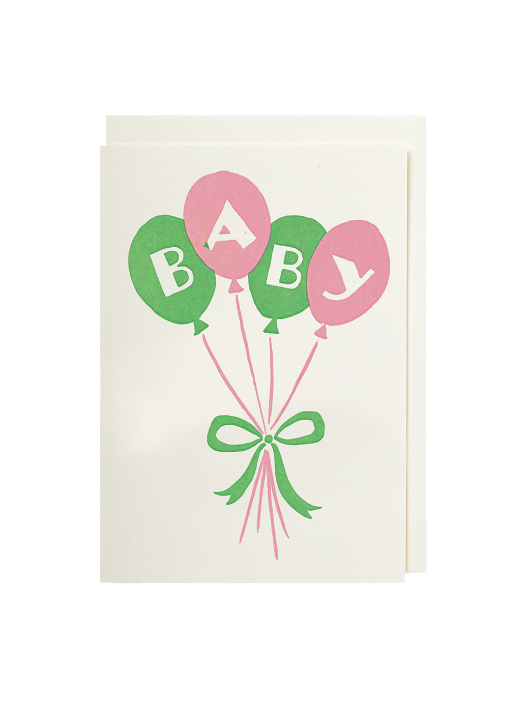 Ozdobna kartka z kopertą Baby Balloons Archivist Gallery BÉBÉ Concept