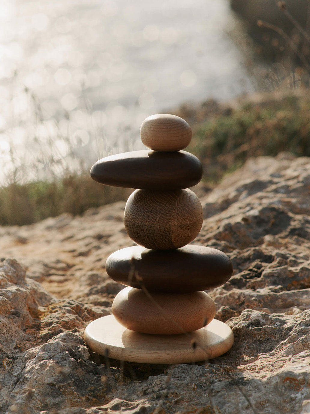 Drewniana układanka Pebble Ferm Living BÉBÉ Concept