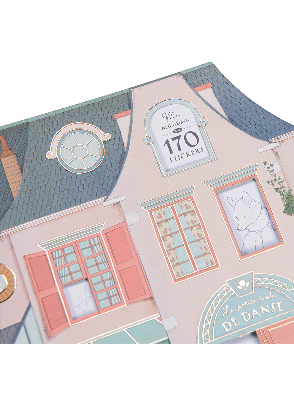 Kolorowanka z naklejkami Moulin Roty BÉBÉ Concept