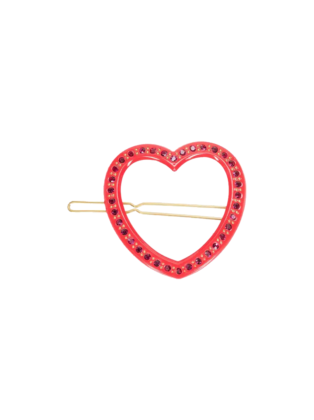 Spinka do włosów z kryształkami Heart Pico BEBE Concept