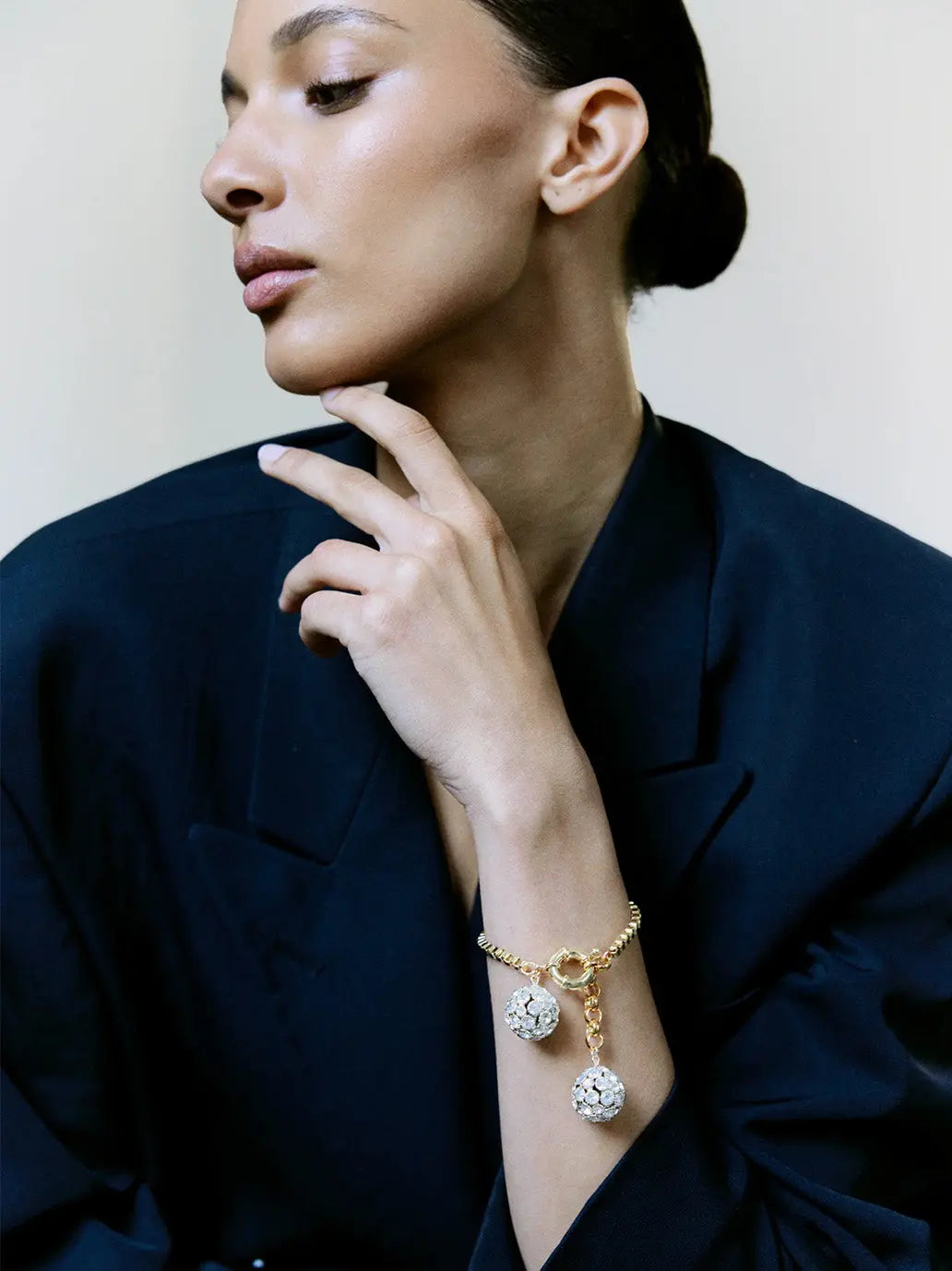 Crystal Sphere Bracelet PEARL OCTOPUSS.Y BEBE Concept