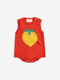 Pixel Strawberry knitted romper Bobo Choses BEBE Concept