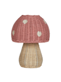 Rattanowa lampka Toadstool Olli Ella BÉBÉ Concept