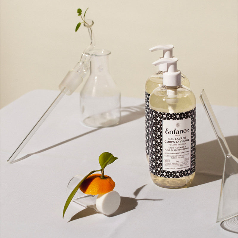 face and body wash gel from the first day of life