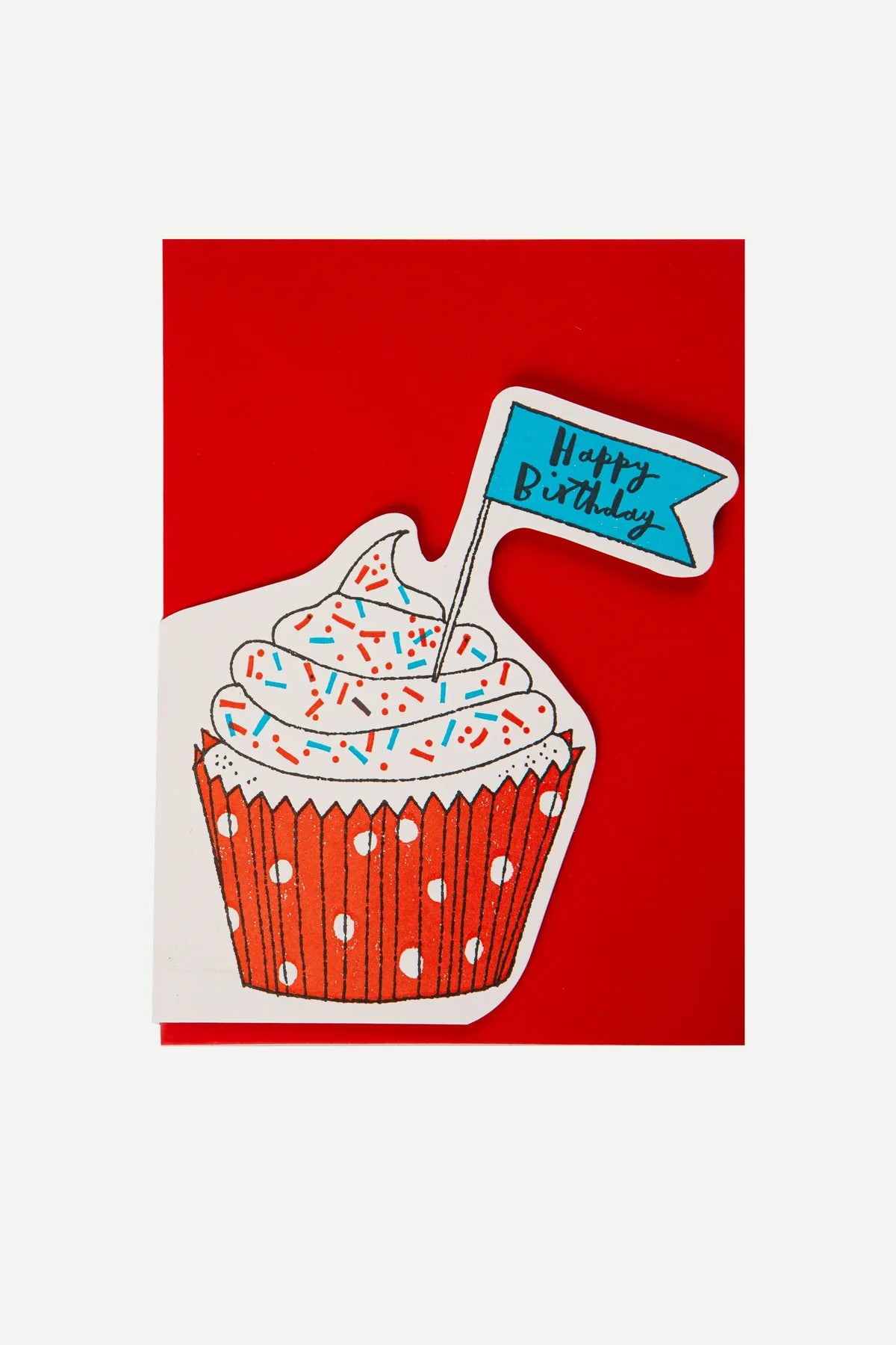 Ozdobna kartka z kopertą Cupcake Birthday