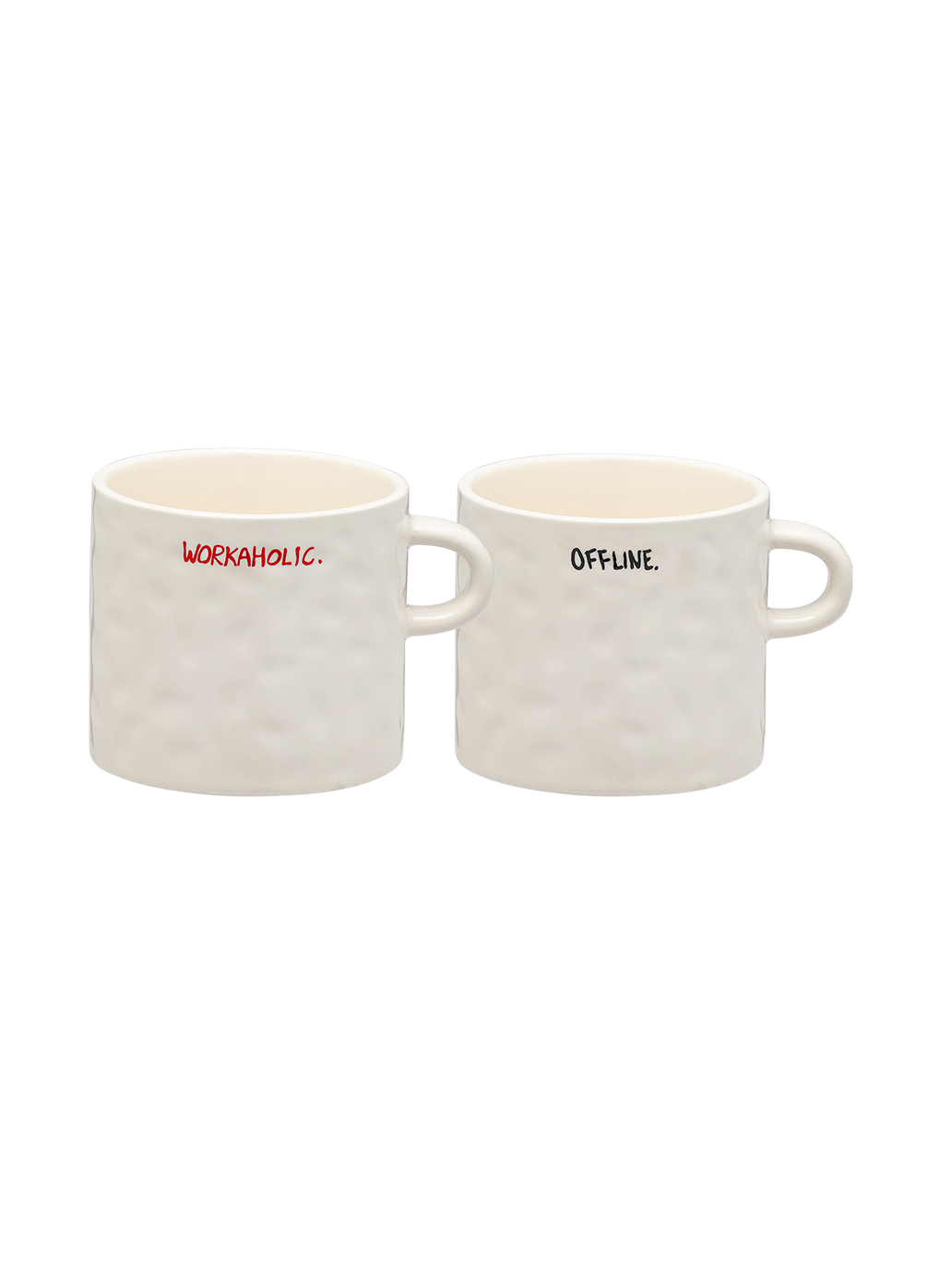 Zestaw ceramicznych kubków All About Balance Anna + Nina BÉBÉ Concept