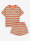 Zestaw Loungewear Stripes z bawełny organicznej Bobo Choses BÉBÉ Concept