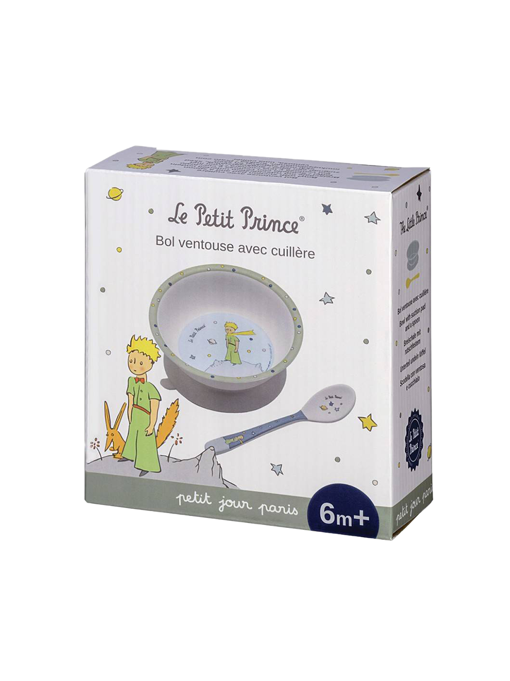 Zestaw miseczka z przyssawką i łyżka z melaminy Maison Petit Jour BÉBÉ Concept