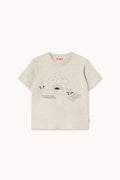 Library Graphic Tee CREAM HEATHER