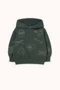 Tiny Apples Hoodie INK BLUE