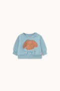 Curly Dog Graphic Baby Sweatshirt DENIM BLUE