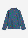 Long-sleeve Stamp Bloom all over turtle neck