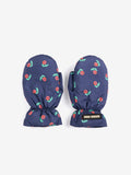Rękawiczki Stamp Bloom all over mittens - Bobo Choses - kolor Navy Blue