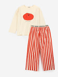 Zestaw piżamowy Loungewear Weirdly Happy WEIRDLY HAPPY RED