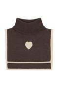 Szalik wełniany Collette Neckwarmer CHOCOLATE BROWN