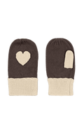 Rękawiczki wełniane Collette Mittens CHOCOLATE BROWN