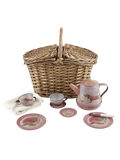 Zestaw herbaciany w wiklinowym koszyku Egmont Toys BEBE Concept