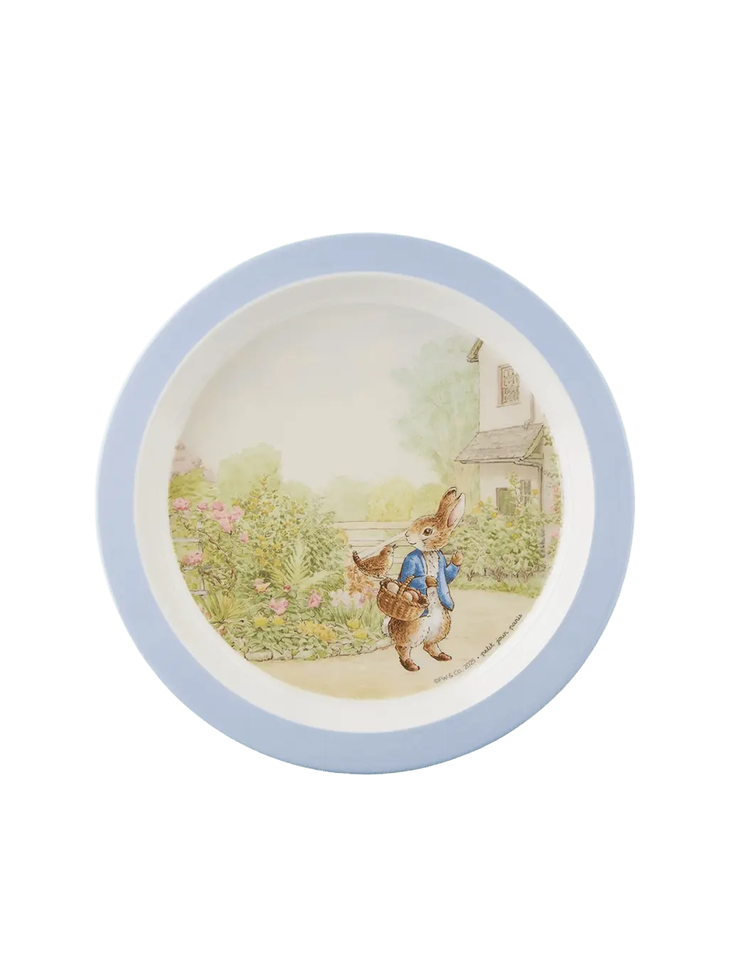 Talerz dziecięcy z melaminy Peter Rabbit Maison Petit Jour BEBE Concept