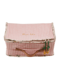 Bawełniana walizka Petite Valise VICHY ROSE VIVI