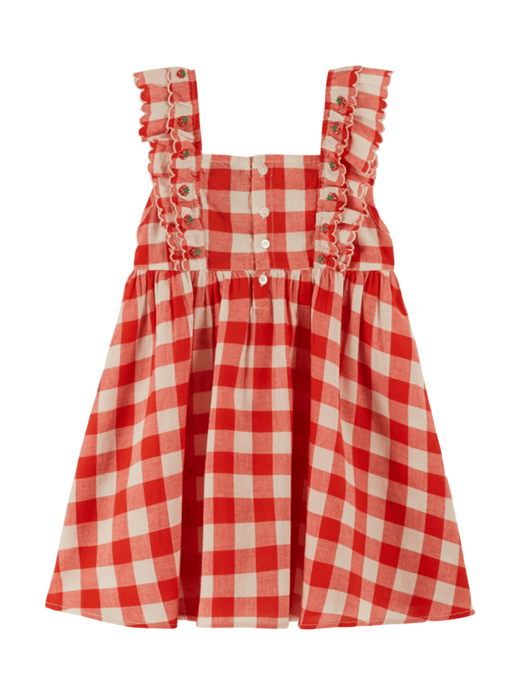 Carreau Embroidery Dress