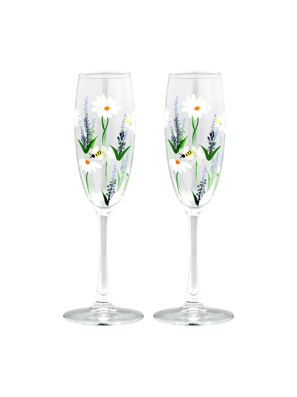 Springtime Toast Champagnerflöten-Set (2 Stück)