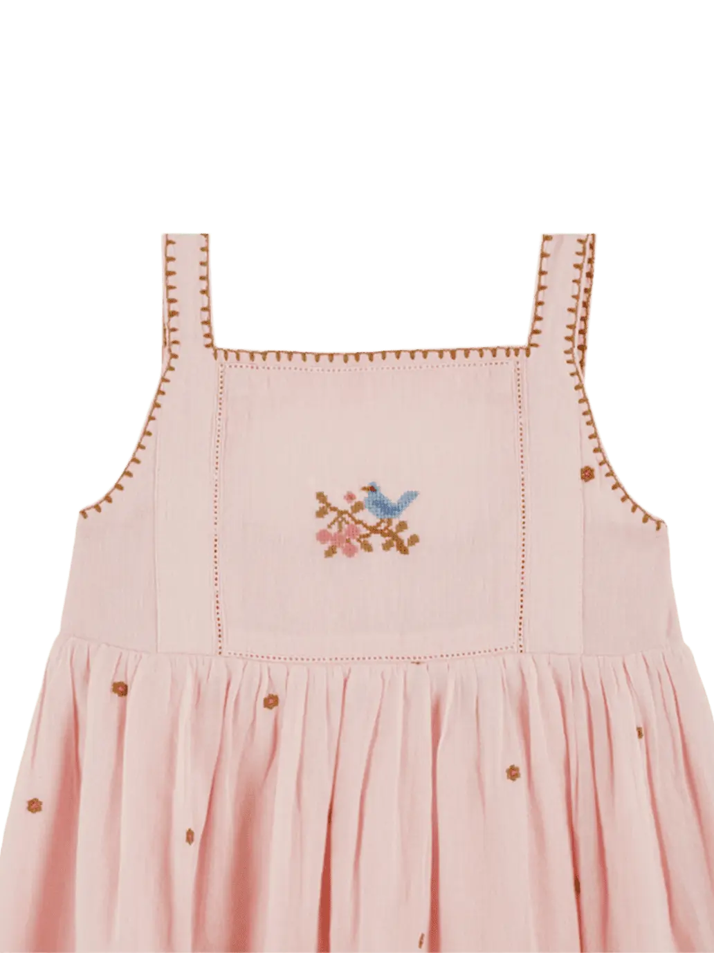 Fleurs Embroidery Dress Emile et Ida BEBE Concept