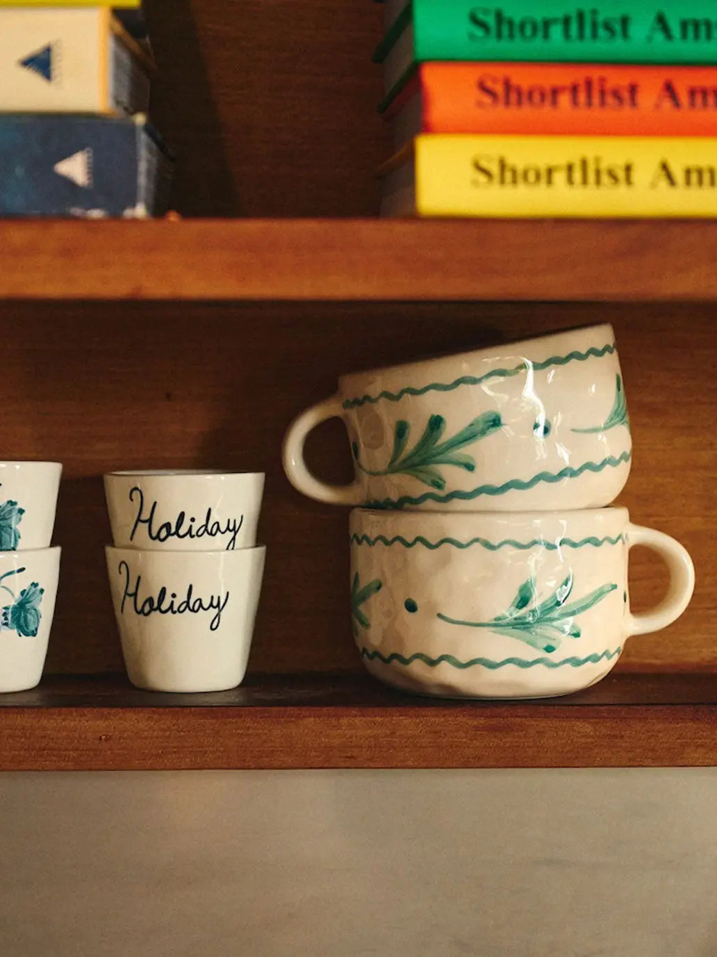 Ceramiczny kubek do cappuccino Leaf Anna + Nina BEBE Concept