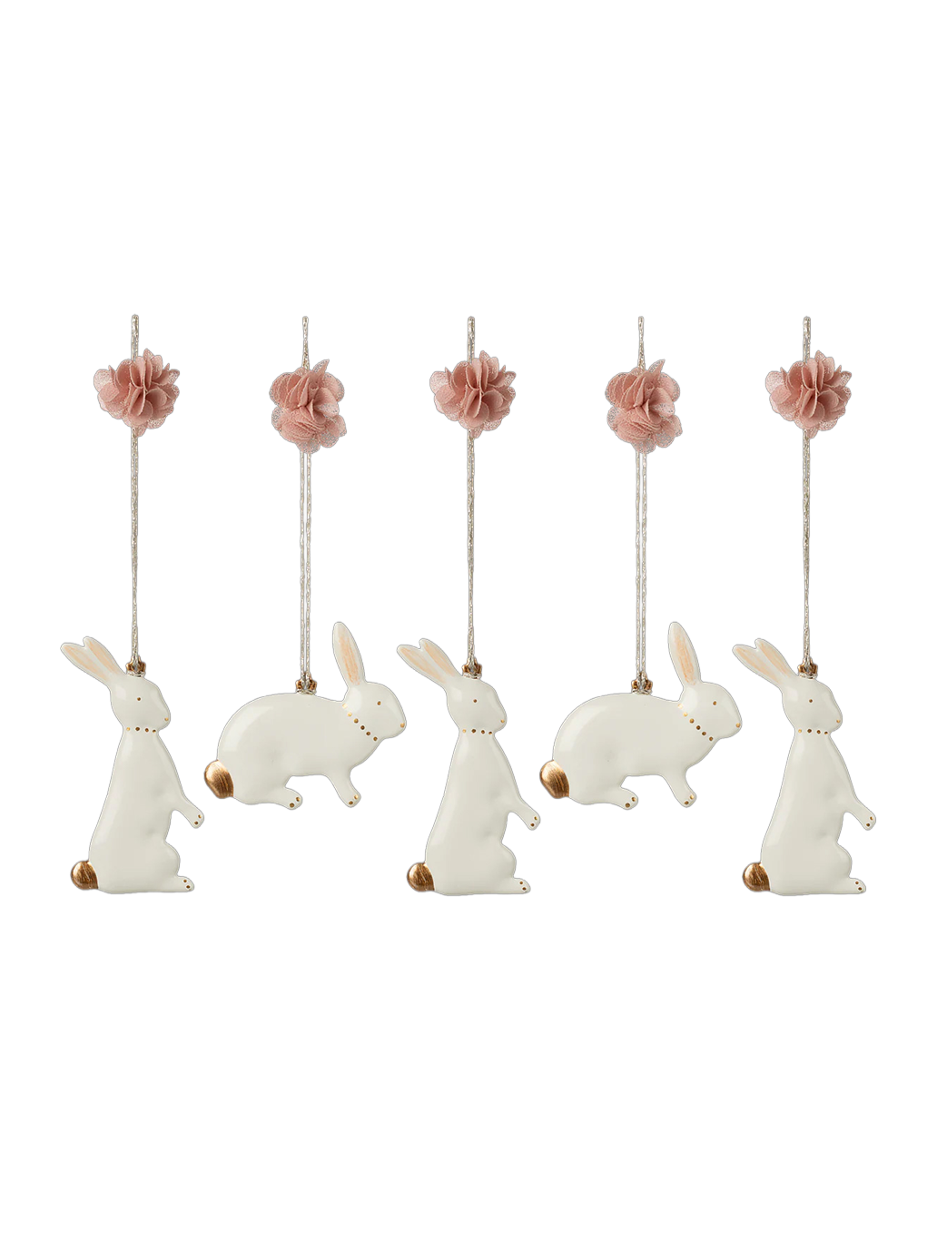 Easter Bunny Ornament Set