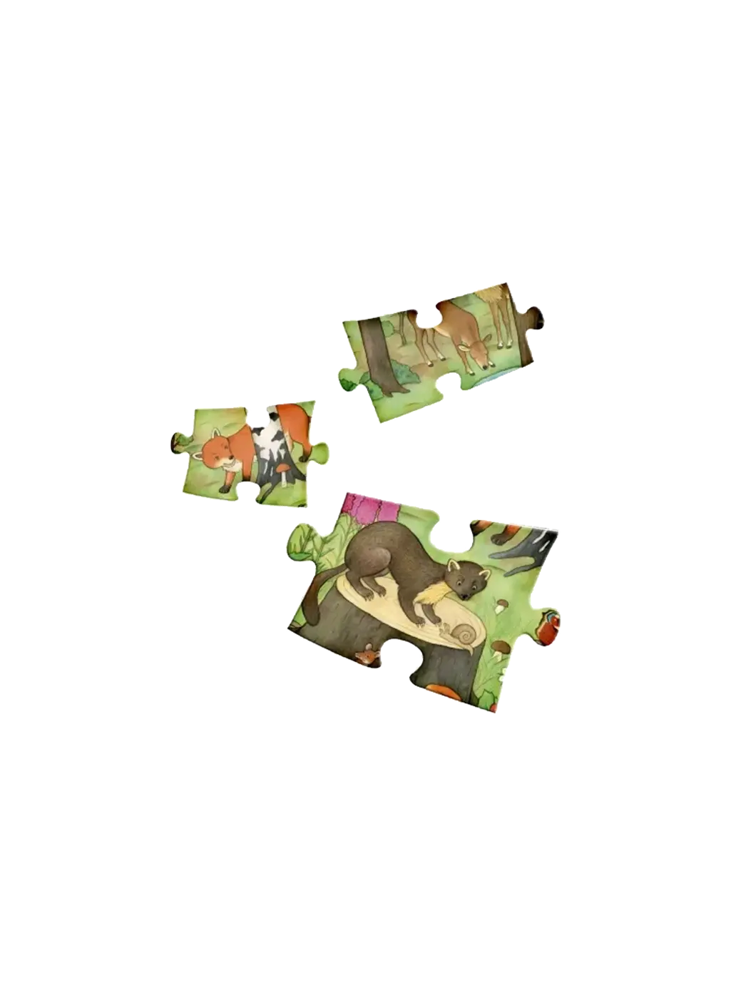 Interaktywne puzzle Nasz Las Albi BEBE Concept