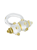 Atomic Sugar Glass Ring Vivian Alarcon BEBE Concept