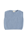 Baby merino Harvey vest LIGHT BLUE