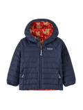 Wendbarer Daunenpullover für Babys FOX CHASE/MADDER RED