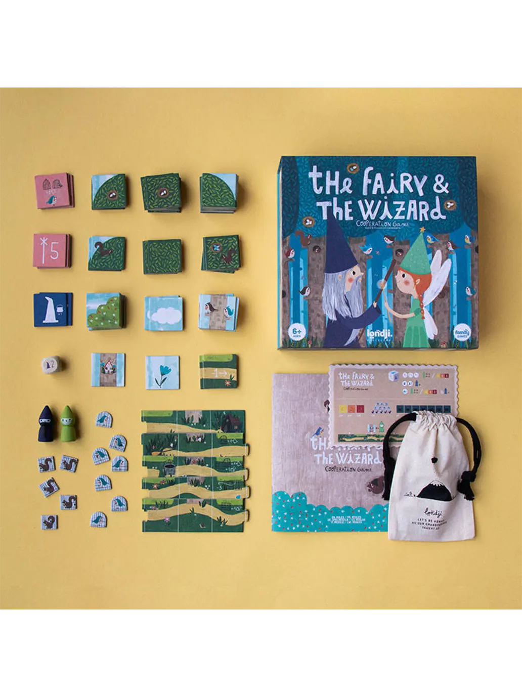 Gra kooperacyjna The Fairy & The Wizard Londji BEBE Concept