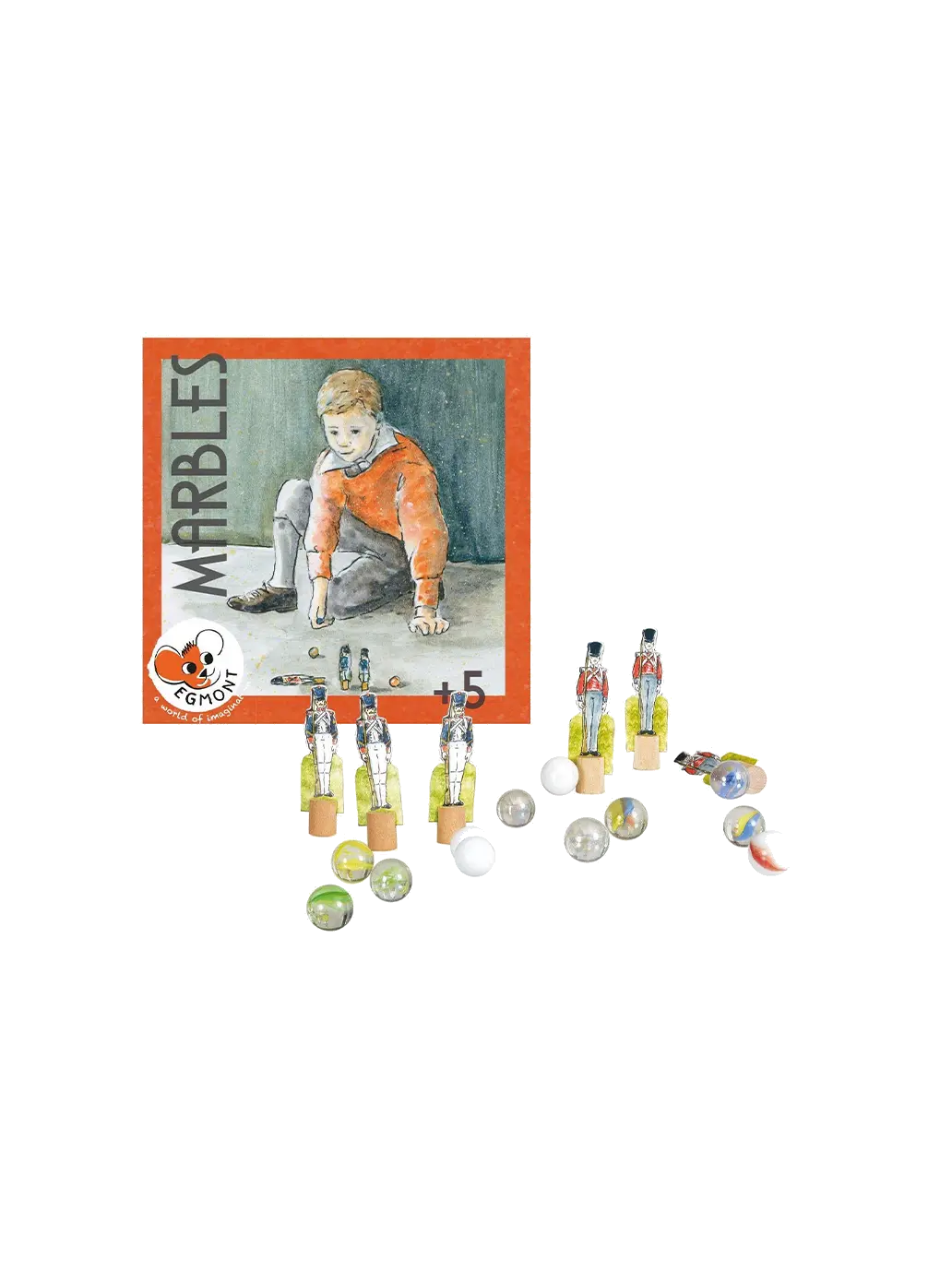 Gra retro w szklane kulki Marbles Egmont Toys BEBE Concept