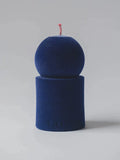 Świeca dekoracyjna Lulu Candle VELVET NAVY