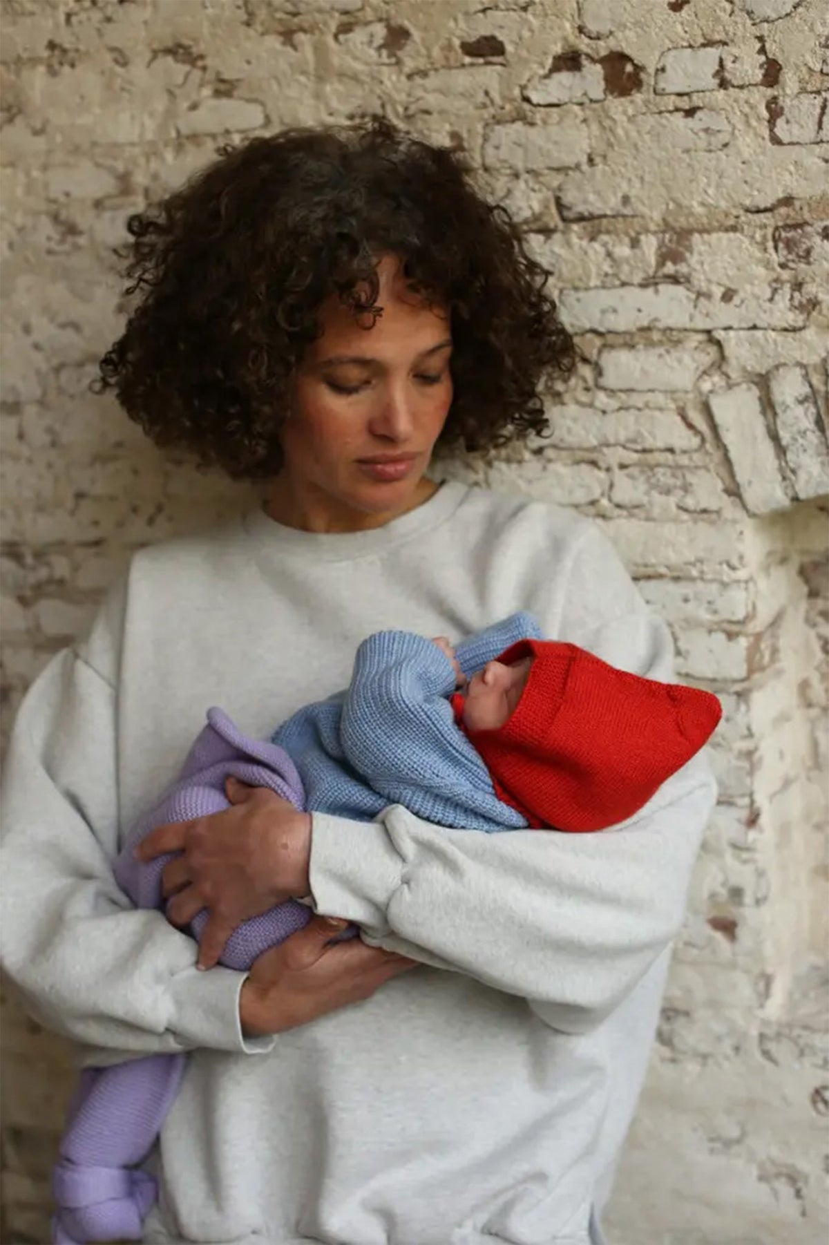 Cardigan per neonati Inga in lana merino