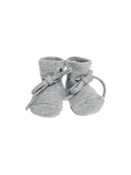 měkké kozačky z merino vlny GREY MELANGE